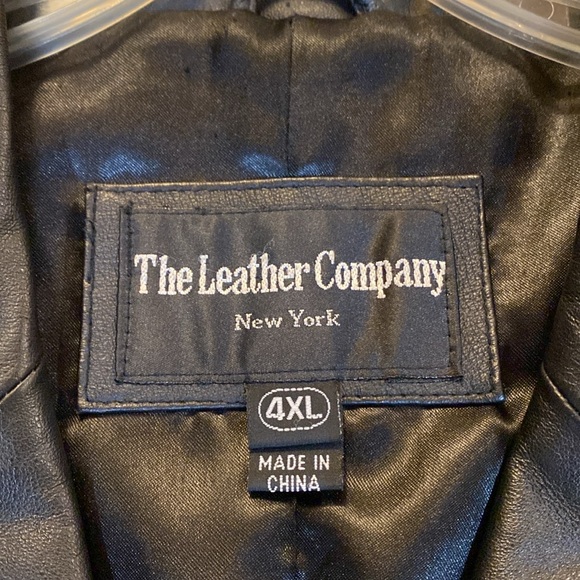 The Leather Company New York leather brown coat. Size 4XL - Picture 5 of 11